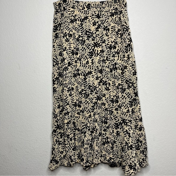 VTG‎ 90s Women Maxi Broomstick Skirt XL Reversible Goblincore whymsigoth grunge - Picture 7 of 7